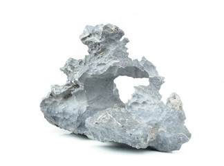 stone isolated on white background.