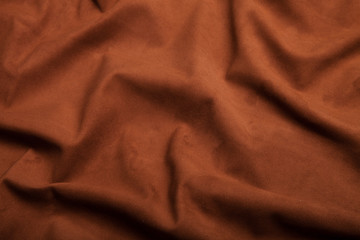 Brown suede chamois texture, fluffy and soft background texture