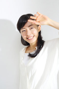UVケア・若い女性