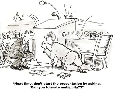 Bad Start for Presentation and Speaker