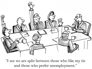 Business Boss Jokes A Bit Too Much