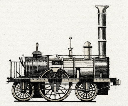 Locomotive "Adler" (Germany, 1835)