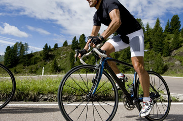 Obraz premium athlete heart beats faster