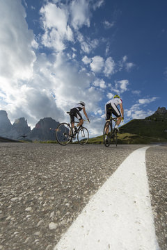 Bicycle road Dolomites and I