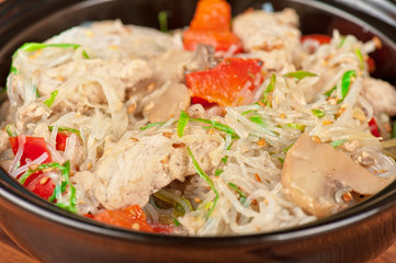 noodles with chicken