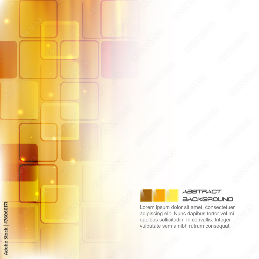 Poster abstract vector background with square pattern and glitter