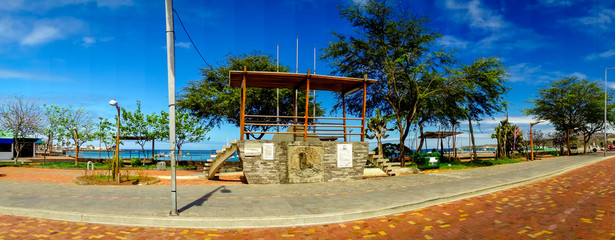 san cristobal town esplanade galapagos
