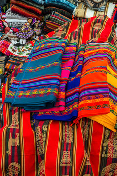 peruvian traditional handcraft souvenirs Andes  Cuzco Peru