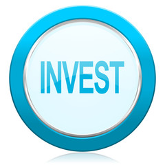 Fototapeta premium invest icon