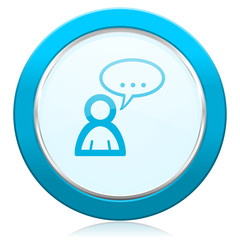 forum icon chat symbol bubble sign