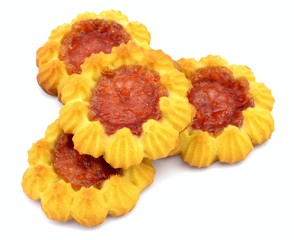 ciastka kruche z nadzieniem