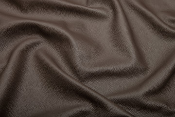 Fototapeta premium Brown leather texture background