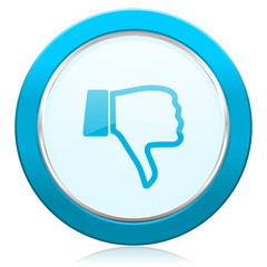 dislike icon thumb down sign