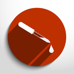 Vector dropper web icon.