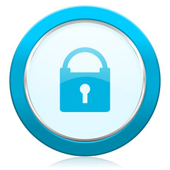 padlock icon secure sign