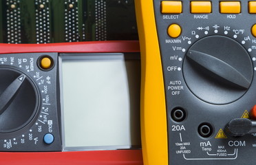 Fototapeta premium Multimeter. Instrument for measuring voltage