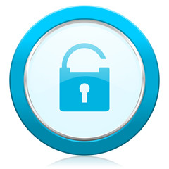 padlock icon secure sign