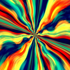 Colorful Vortex Background and Screensaver - Abstract Blue