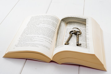 Chiavi nel libro