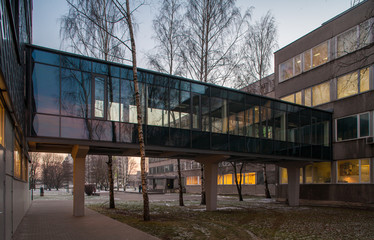 Obraz premium Design center of Riga Technical University.