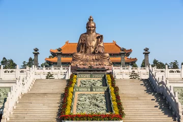 Cercles muraux Temple Laozi statue