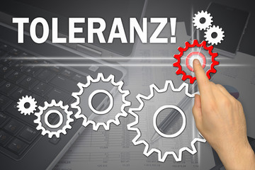 Anzeige - Toleranz!