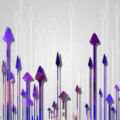 Arrow design background.