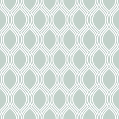 Naklejka premium Geometric Abstract Seamless Vector Pattern. Blue and White