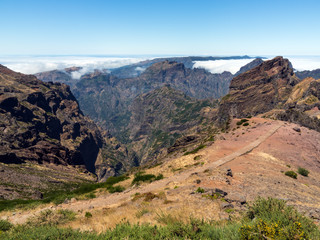 Obraz premium Blick vom Pico do Arieiro, Madeira