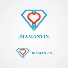 Design diamond logo element