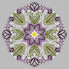 Mandala. Round Ornament Pattern