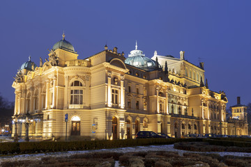 Juliusz Slowacki Theatre in Krakow, Poland