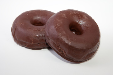 Chocolate homemade donuts