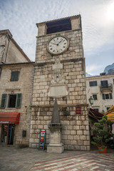 Fototapeta na wymiar Street view of Kotor, Montenegro