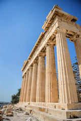Obraz premium Parthenon on the Acropolis in Athens, Greece