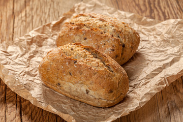 Freshly baked crusty rolls.