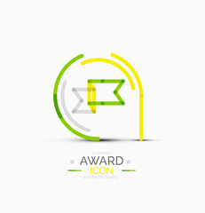 Award icon, logo