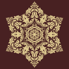 Floral  Pattern. Orient Abstract Background