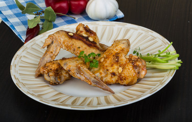 Roasted chicken wings