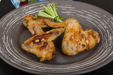 Roasted chicken wings