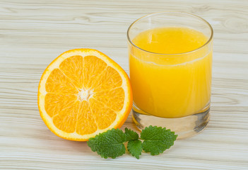 Fresh orange juice