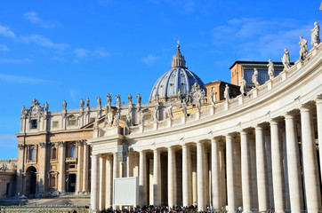 glimpse of Piazza San Pietro, Citta del Vaticano