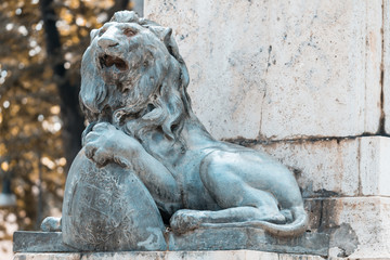 Bronze lion