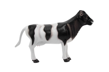 Fototapeta na wymiar Cow toy profile