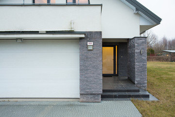 Entrance to detached house