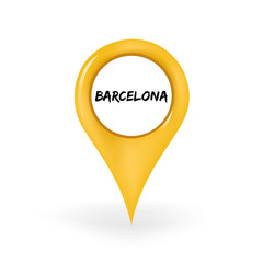 Fototapeta premium Location Barcelona