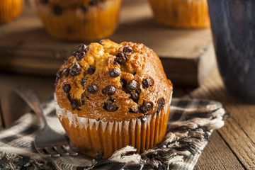 Homemade Chocolate Chip Muffins