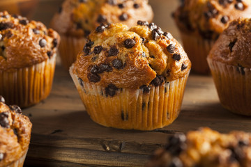 Homemade Chocolate Chip Muffins