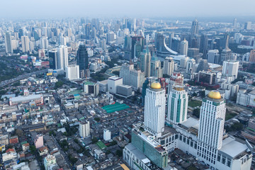 Bangkok aus der Vogelperspektive