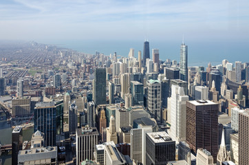 Fototapeta na wymiar Chicago buildings